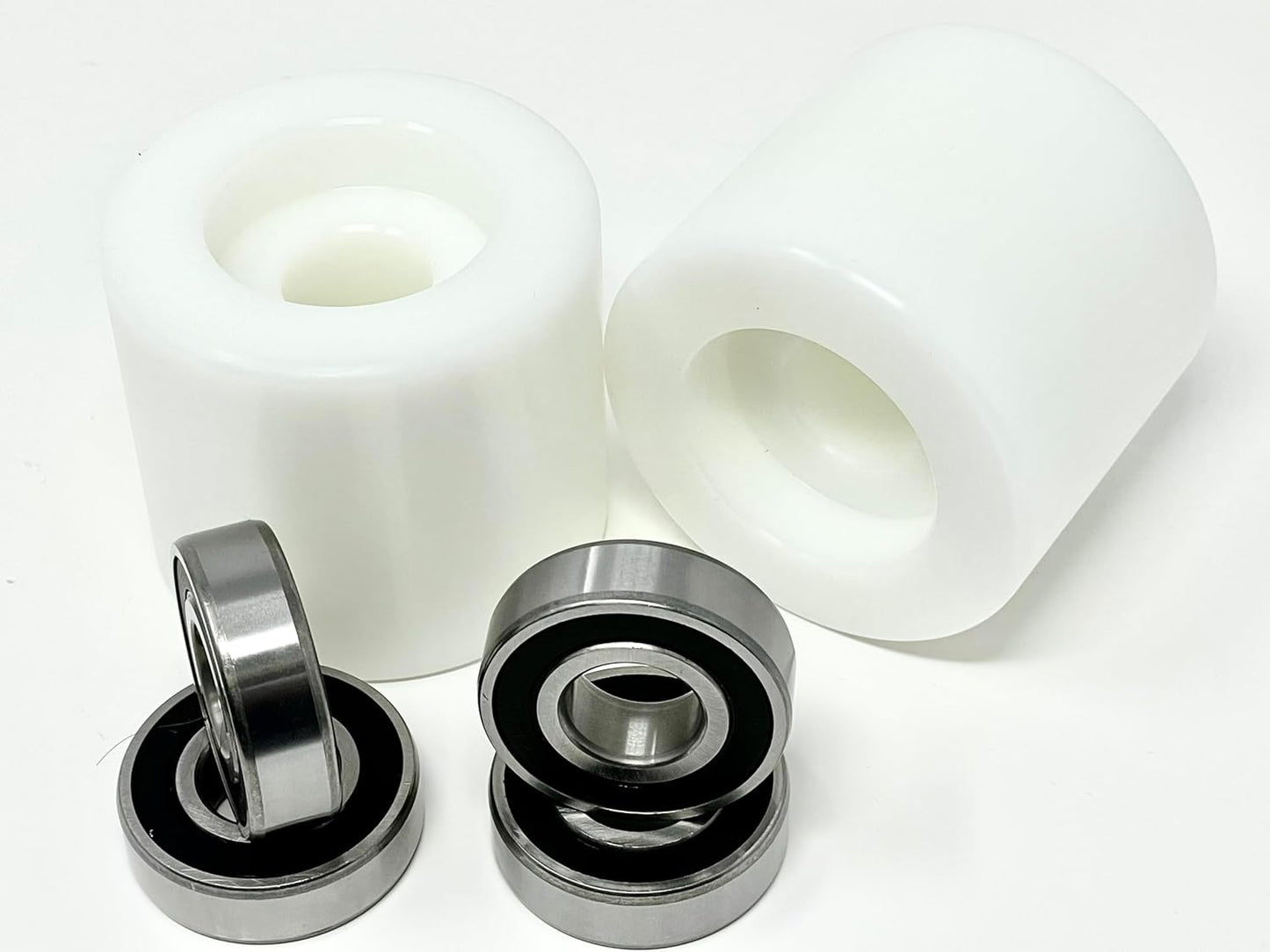 Pallet truck front rollers wheels