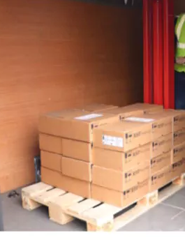 Self loading pallet stacker