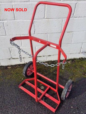 OXYGEN ACETYLENE GAS CYLINDER Trolley LINDE BOC Great condition ready for work!!
