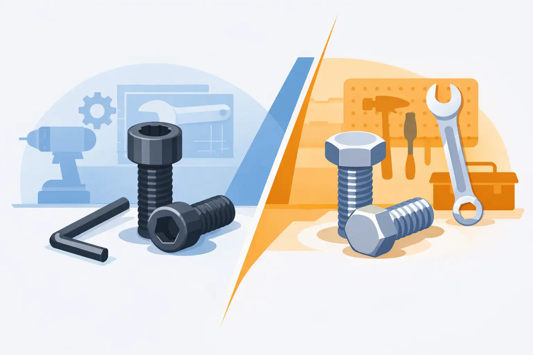 Socket Head vs Hex Bolts for Workshop Jobs