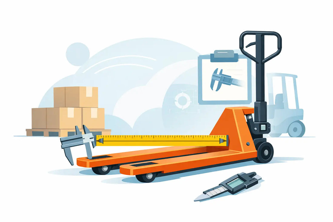 How to Measure Pallet Truck Fork Width