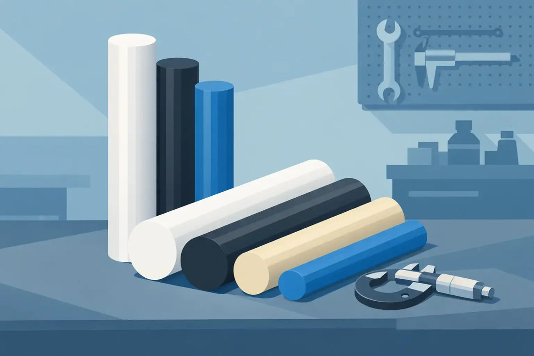 Natural nylon rod for machining bushes, rollers and wear parts