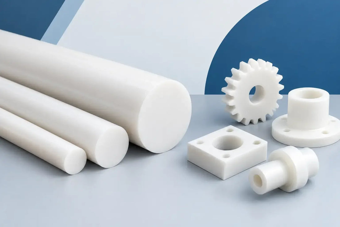 Acetal POM round bar for bushes, rollers and machined engineering components