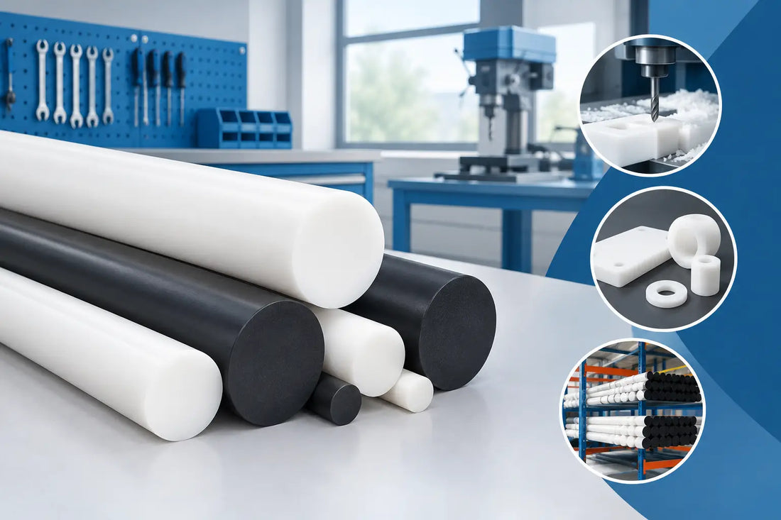 HDPE Bar UK Selection for Workshops and Industry