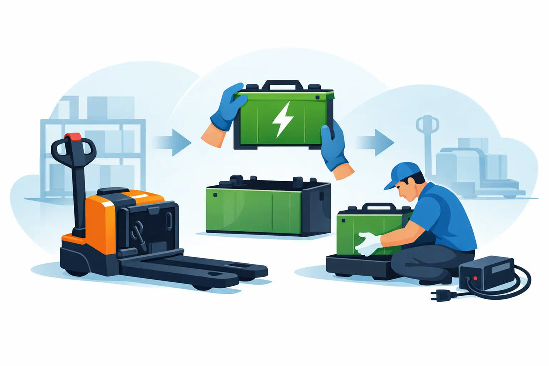 Electric Pallet Truck Battery Replacement