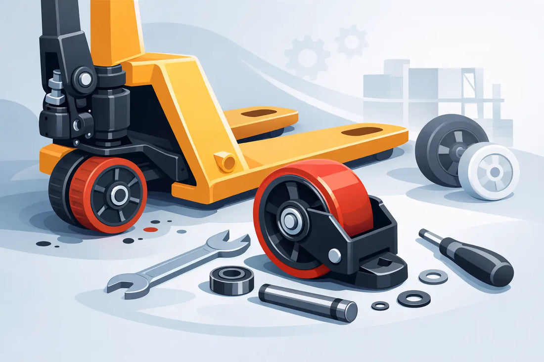 Pallet Truck Steer Wheel Replacement Guide