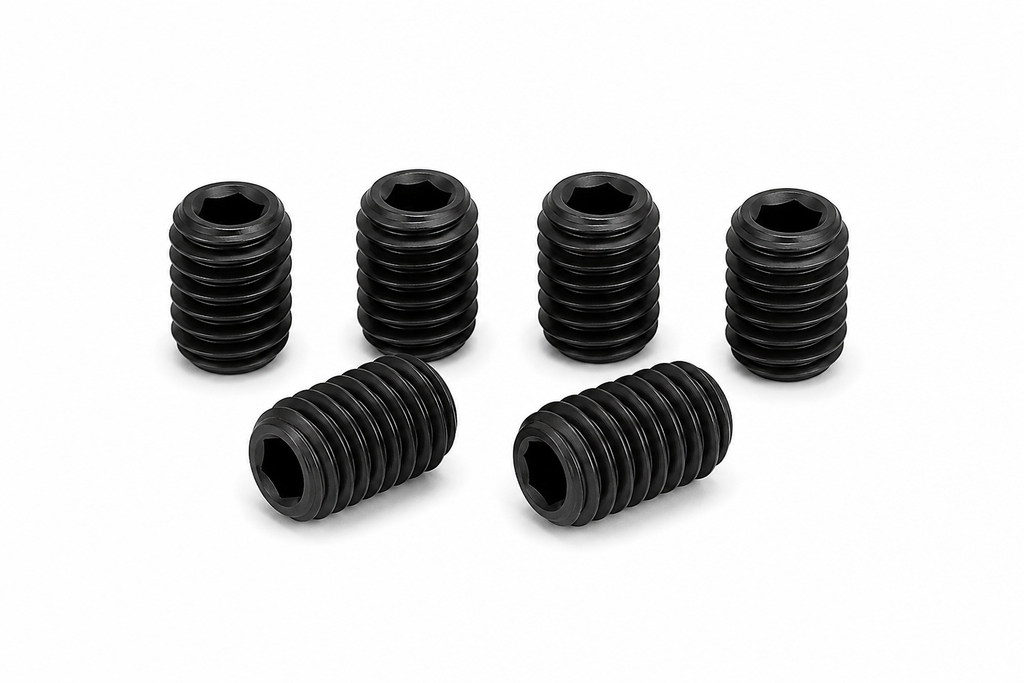 UNC 20 TPI 1/4 inch x 5/16 inch Socket Set / Grub Screws 10.9 Grade  for Door Closers, Door Handles etc Pack of 10