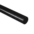 HDPE High Density Polyethylene Round Rod, Black 15mm Diameter x 300mm Long Grade A PE 500