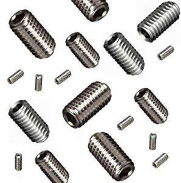 Cup Point Grub Screws Mixed Set - M3, M4, M5, M6 x 5mm - A2 Stainless Steel - 16 Pack