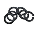M10 Spring Washers Black High Tensile Steel Pack of 6