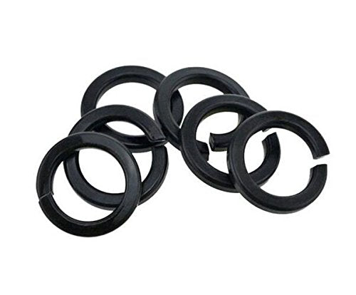 M10 Spring Washers Black High Tensile Steel Pack of 6