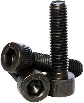 M10 x 50mm Socket Cap Screws Grade 12.9 Black Fine Pitch 1.25mm - Pack of 6