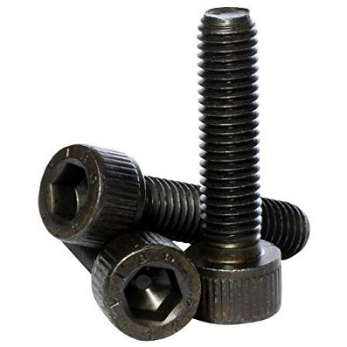 M10 x 35mm Socket Cap Bolts Black Grade 12.9 DIN 912 Pack of 6