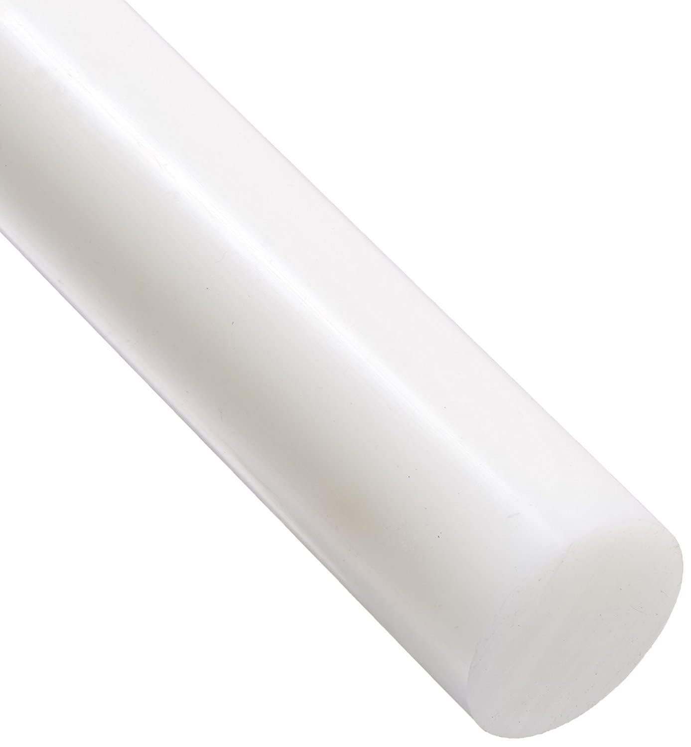 HDPE Round Rod – Translucent White 130mm Diameter x 1000mm Grade A PE500