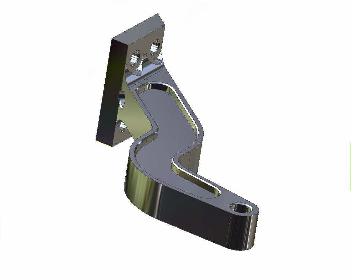 FG Steering Arm CNC machined 4-hole aerospace alloy for 1/5th scale off-road cars
