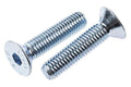 M8 x 1.25 x 30mm Socket Countersunk Bolts ISO 10642 Grade 10.9 Zinc Clear Pack of 12