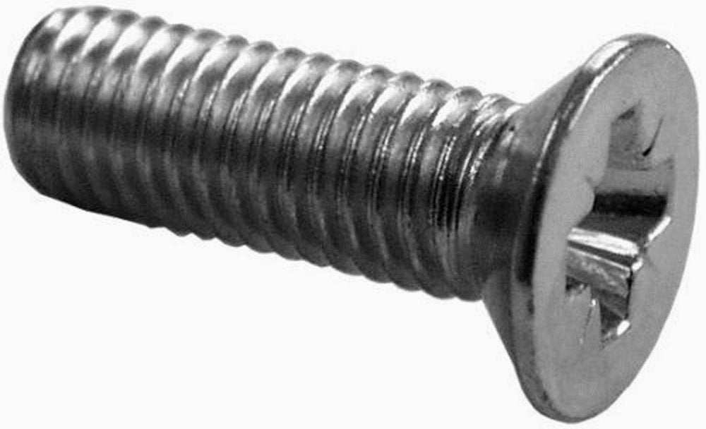 M6 x 12 Pozi Countersunk Screw A2 Stainless Steel DIN 965 20 Pack