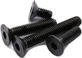 M5 5mm x 30mm Inc Head Hex Socket Countersunk Machine Screws - Black High Tensile Grade 10.9 Pack of 20
