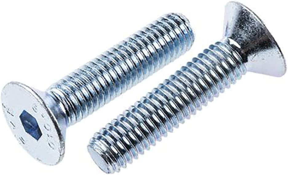 M6 x 20mm Countersunk Socket Screws Grade 10.9 Black - Pack of 4