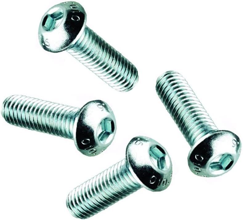 8mm Button Head Bolts / Screws (4 Pack) M8 x 30mm A2 Stainless Steel Socket Allen Key Dome Head Bolt