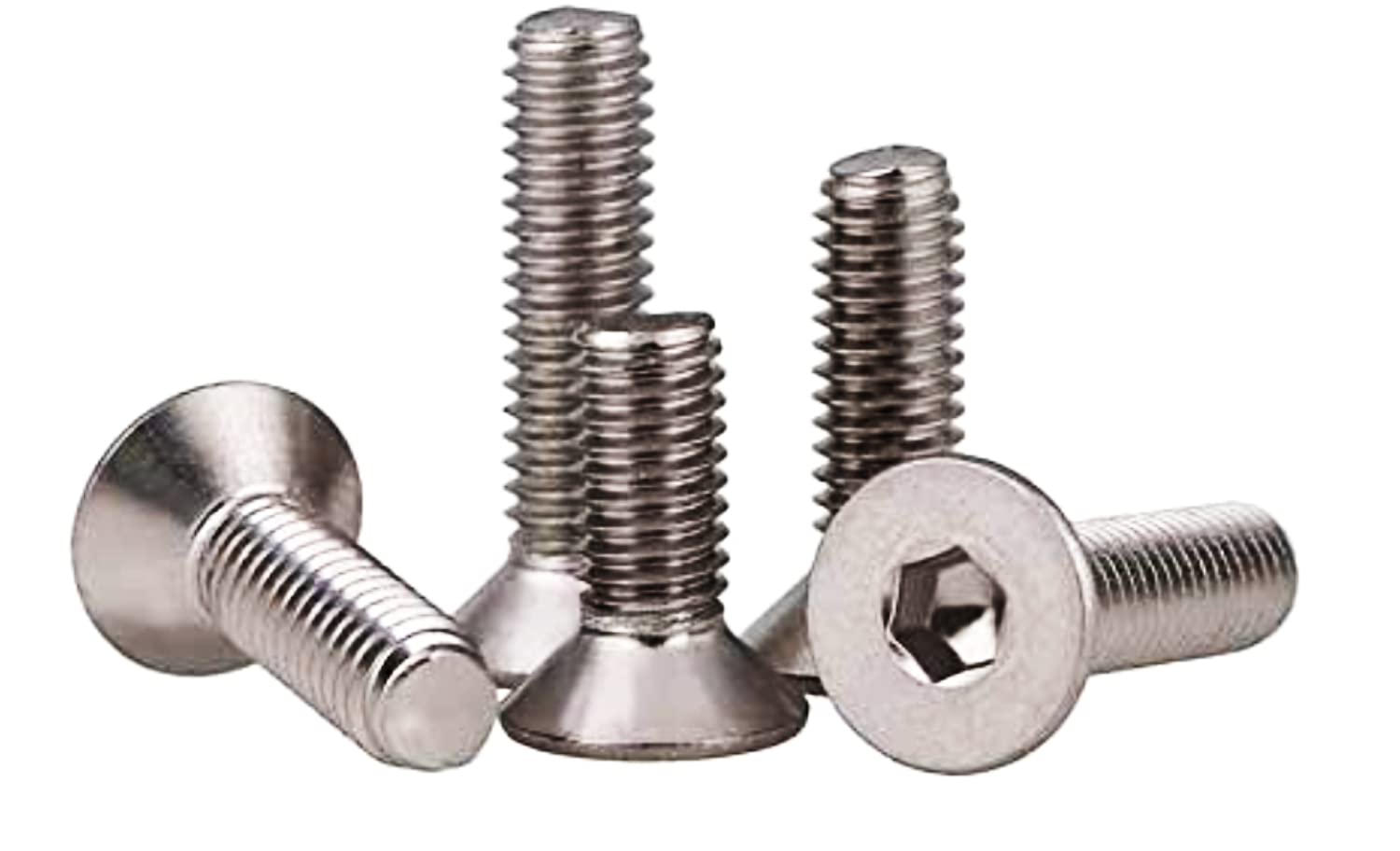 M4 x 10 Socket Countersink Screws A2 Stainless Steel Pack of 8 DIN 965