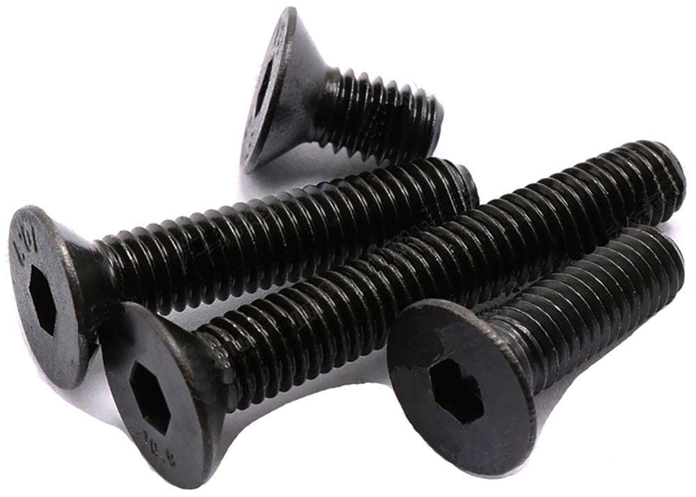 M5 x 35mm 5 x 35 Metric Black Socket Allen Head Countersunk Screw x 10