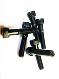 Pack of 4 M4 x 30 socket cap screws black high tensile bolts for industrial use