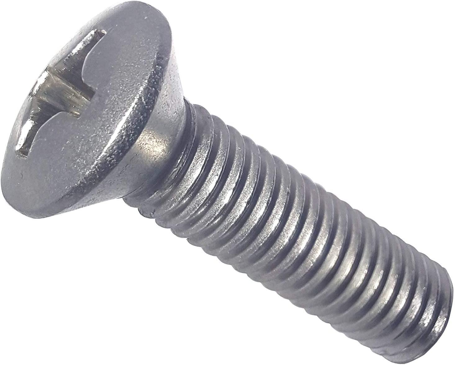 10-32 UNF x 5/8 inch Oval Pozi Countersunk Screws A2 Stainless Steel - Pack of 6