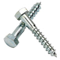 M12 x 40 Coach Screws Zinc Pack of 4