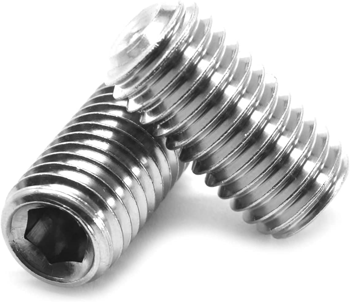 M4 x 8 Socket Set Cup Point Screws A2 Stainless Steel Pack of 12