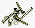 Pack of M4 x 30mm A2 stainless steel countersink screws with nylock nuts and flat washers