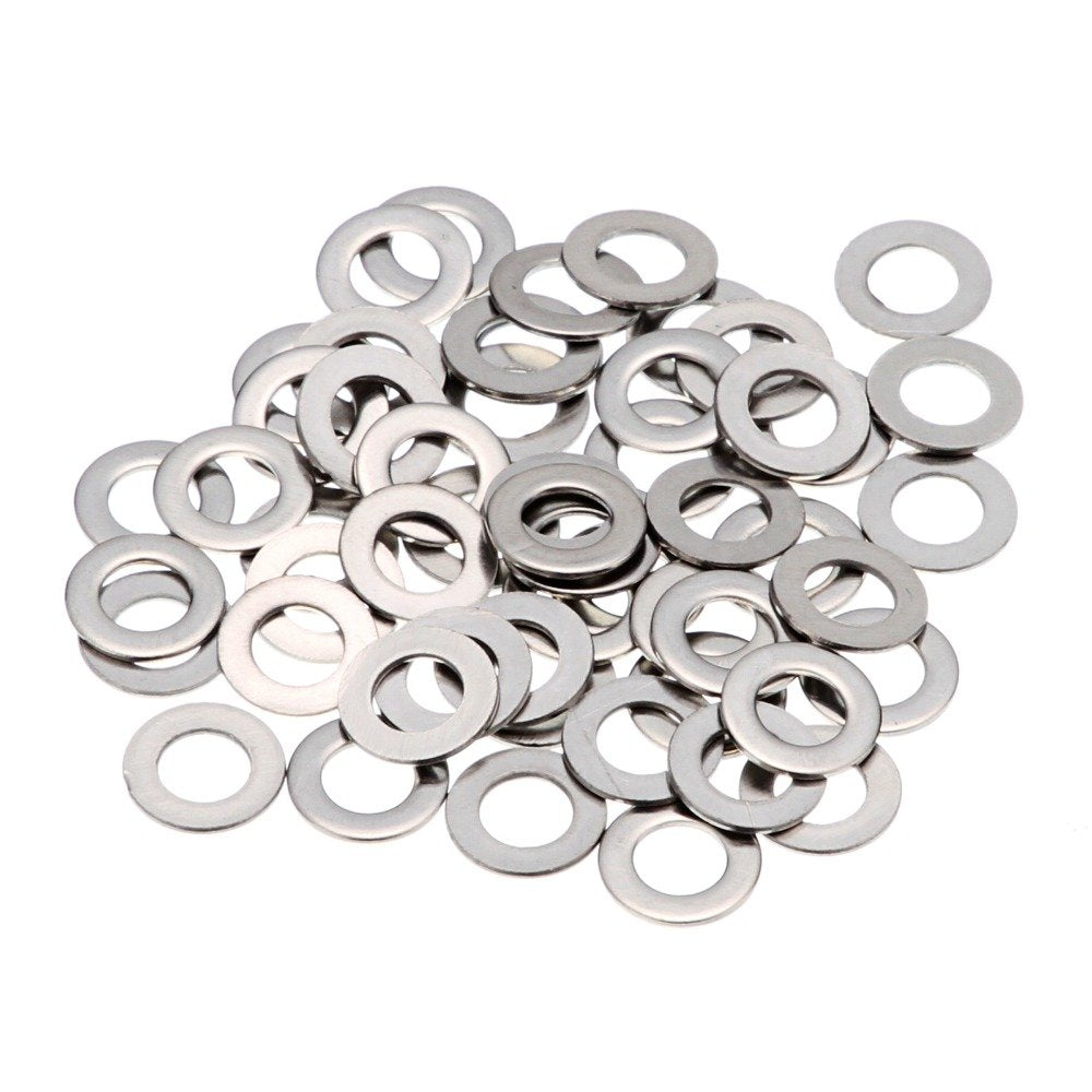M5 Washer Form A 5.3mm A2 Stainless Steel Thick Flat Washers (24 Pack)