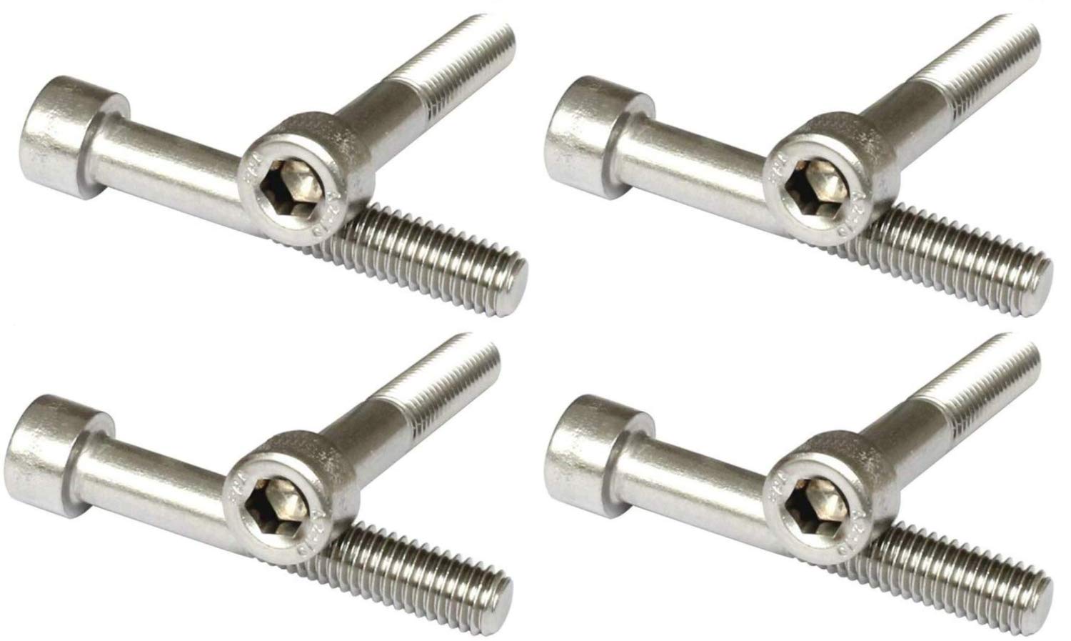 M8 x 120mm Socket Cap Screws Grade 12.9 Half Threaded Zinc Plated - Pack of 8