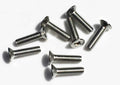 Pack of 8 M6 x 30 Pozi countersink screws A2 stainless steel corrosion resistant