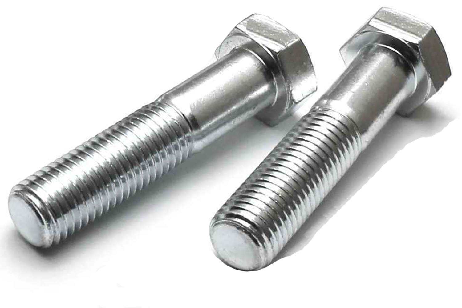 High tensile hex head bolt zinc plated steel M16 110mm pack of 2