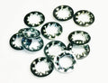 M6 Locking Washers/Grip Washers Zinc Plate CR3 (Pack of 16)(DIN 6797J)