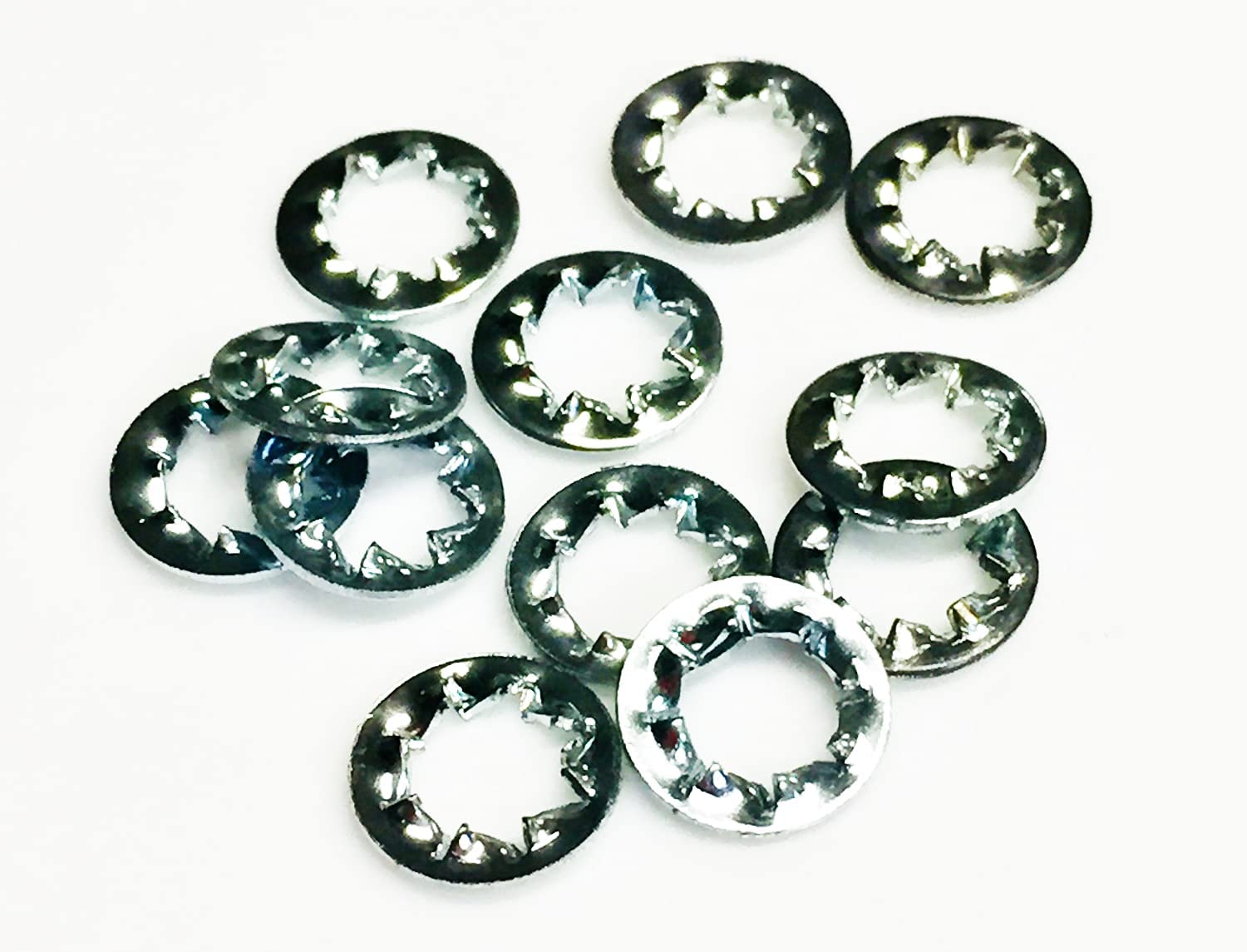 M6 Locking Washers/Grip Washers Zinc Plate CR3 (Pack of 16)(DIN 6797J)