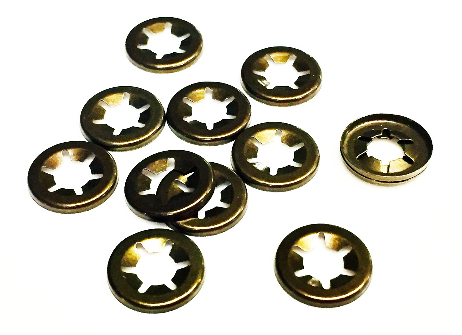 M5 Int Toothed Washer Bright Zink Plate Pack of 12