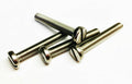 M6 x 40 slotted pan head A4 stainless steel screws pack of 8 for industrial use