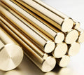 CZ121 Round brass Bar Rod - Diameters 8mm 10mm 12.7mm & 25.4 1 inch x 300mm 11.8 inch lengths Suitable for model making