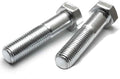 High tensile zinc plated M16 hex bolts 170mm part threaded pack of 2