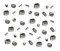 Cup Point Grub Screws (20 Pack) 5mm Length, Various Metric Threads, M5 A2 Grade Stainless Steel Hex/Allen Key Socket Cup Point Grub Screw/Set Screws