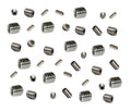 Grub Screws Metric Thread (Mixed 48 PACK) A2 Stainless Steel 12 X M3,M4,M5 & M6 x 5mm Socket Cup Point Allen Key Grub Screw
