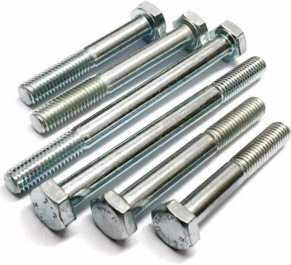 High tensile hex head bolt zinc plated M16 150mm pack of 2