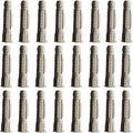 Pack of 24 M10 x 60mm Ti ultra tough nylon wall plugs with anti-rotation fins and high grip for secure fixing