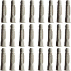 Pack of 24 M10 x 60mm Ti ultra tough nylon wall plugs with anti-rotation fins for secure fixing