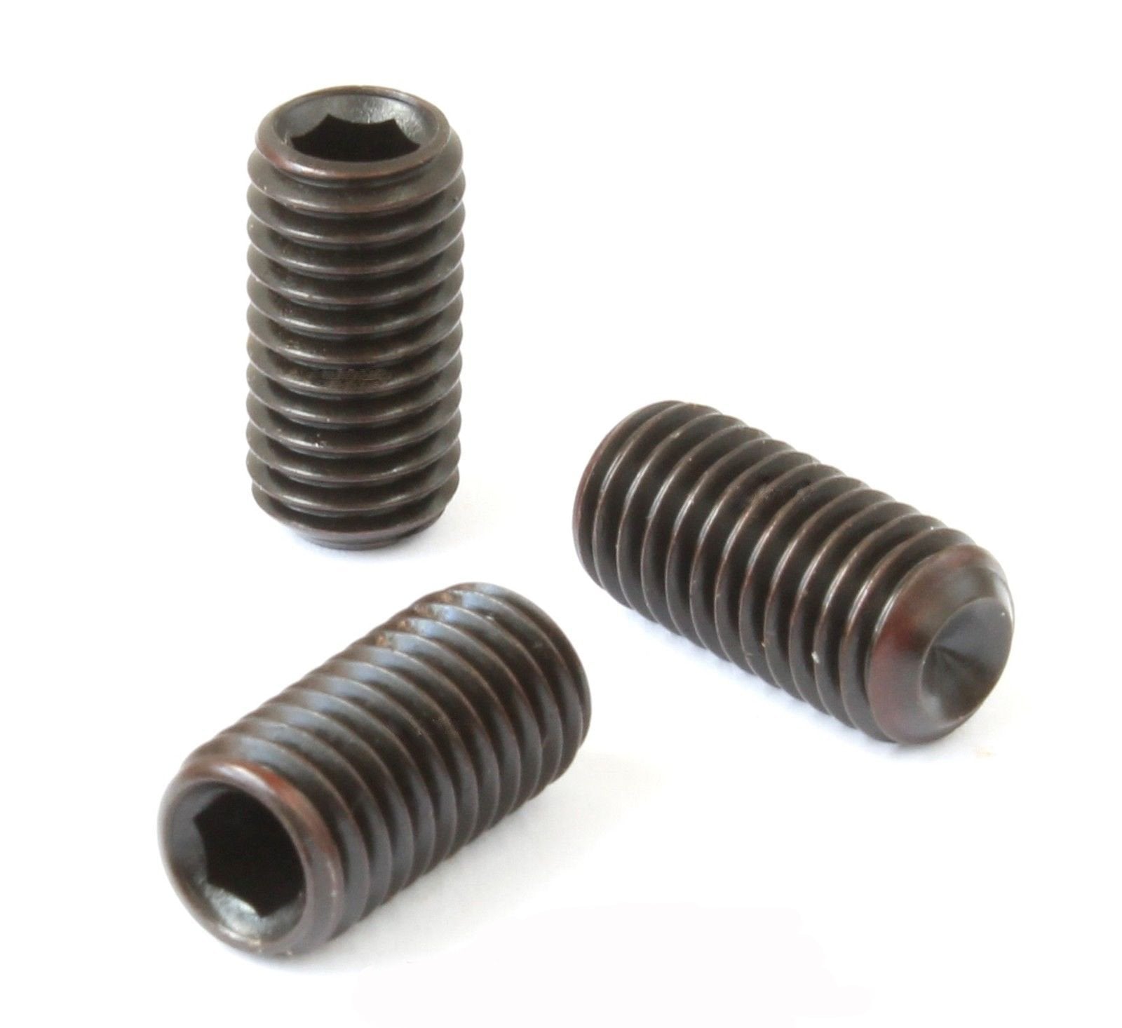 Grub Screws Metric Thread (16 PACK) Grade 10.9 High Tensile Steel (16) x M3 x 8mm Cup Point Allen Key Socket Grub Screw