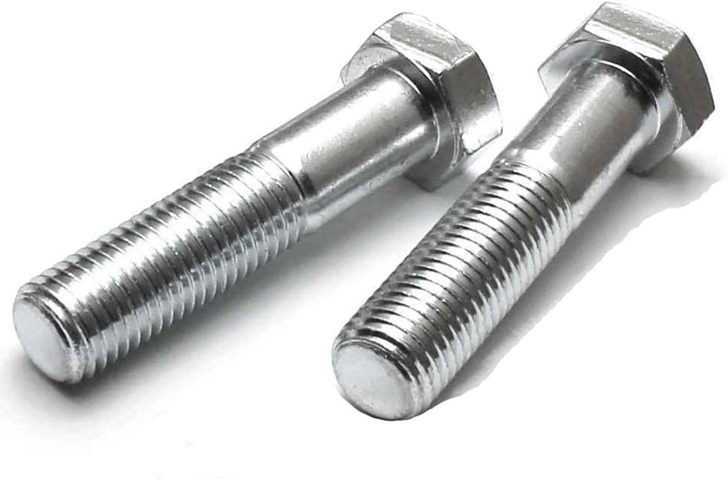 M10 x 140 Hex Bolt zinc plated high tensile steel grade 8.8 hexagon bolt pack of 4