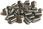 Cone Point Grub Screws Mixed Set - M3, M4, M5, M6 x 5mm - A2 Stainless Steel - 16 Pack