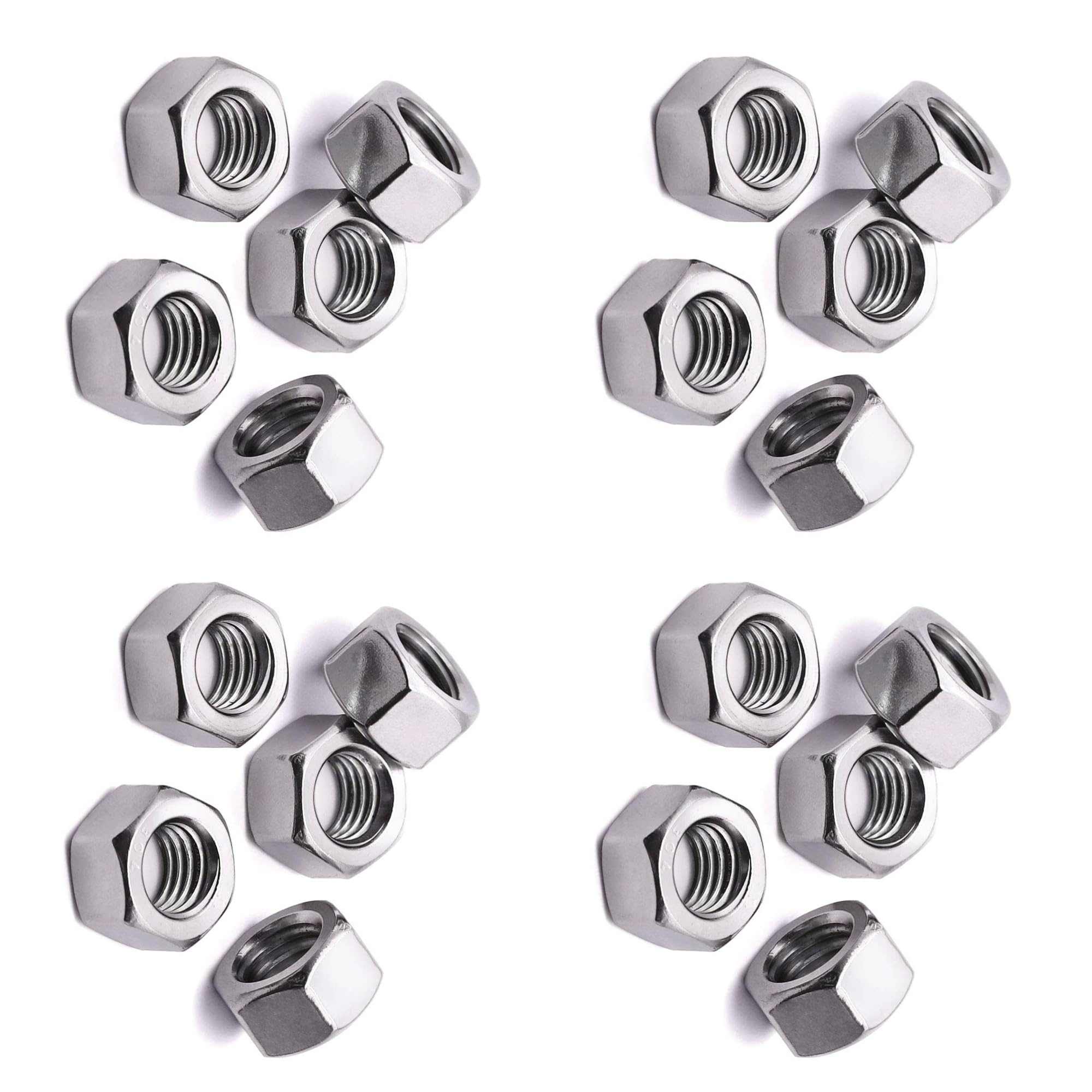 M12 Hex Hexagon Nut stainless steel A2 303 marine grade pack of 10